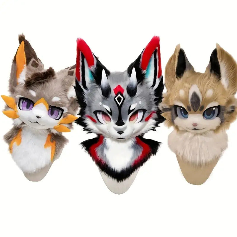 1pc   furry mask base   pet animal