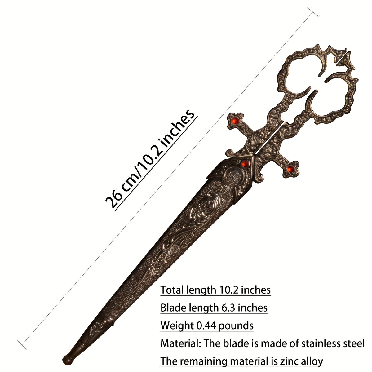 craft scissors medieval scissors metal   inches used