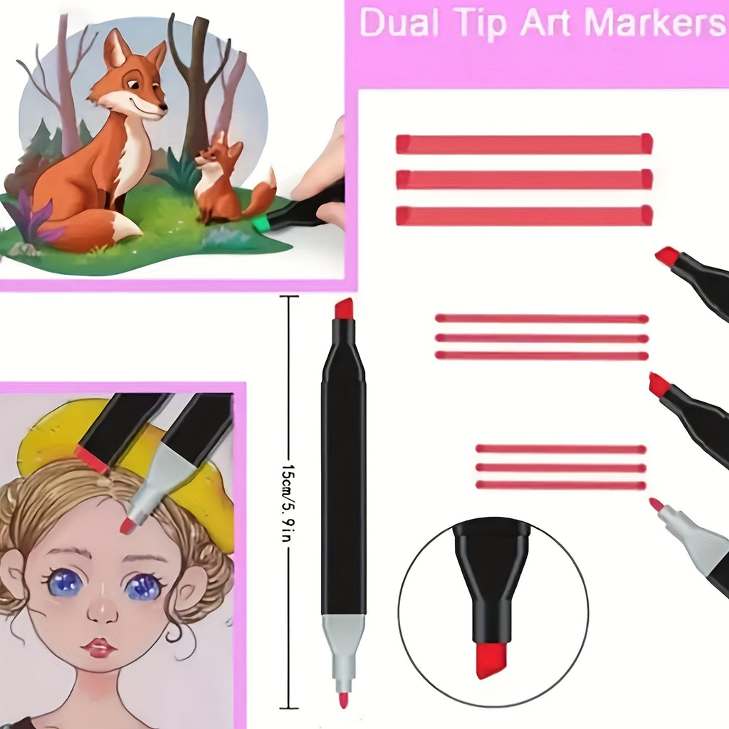 128pcs 26pcs markers 102pcs gel pen refills not a marker