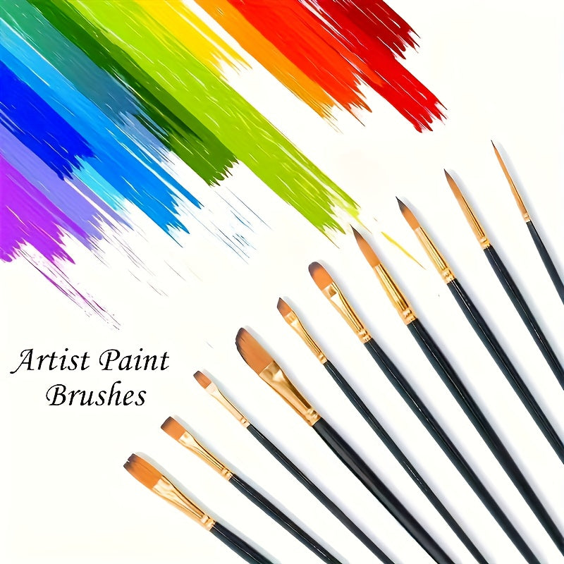 12pcs   paintbrush oil painting watercolor