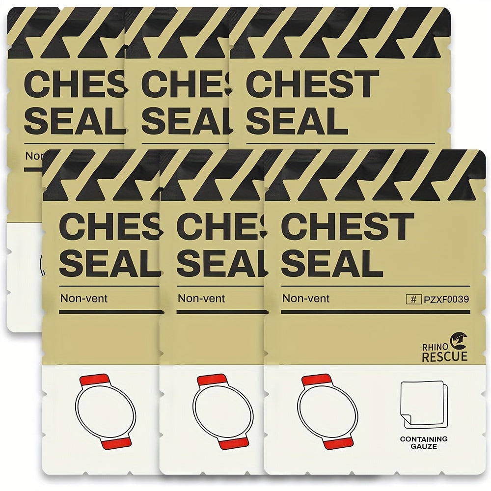 rescue emergency trauma dressing non vented chest seal