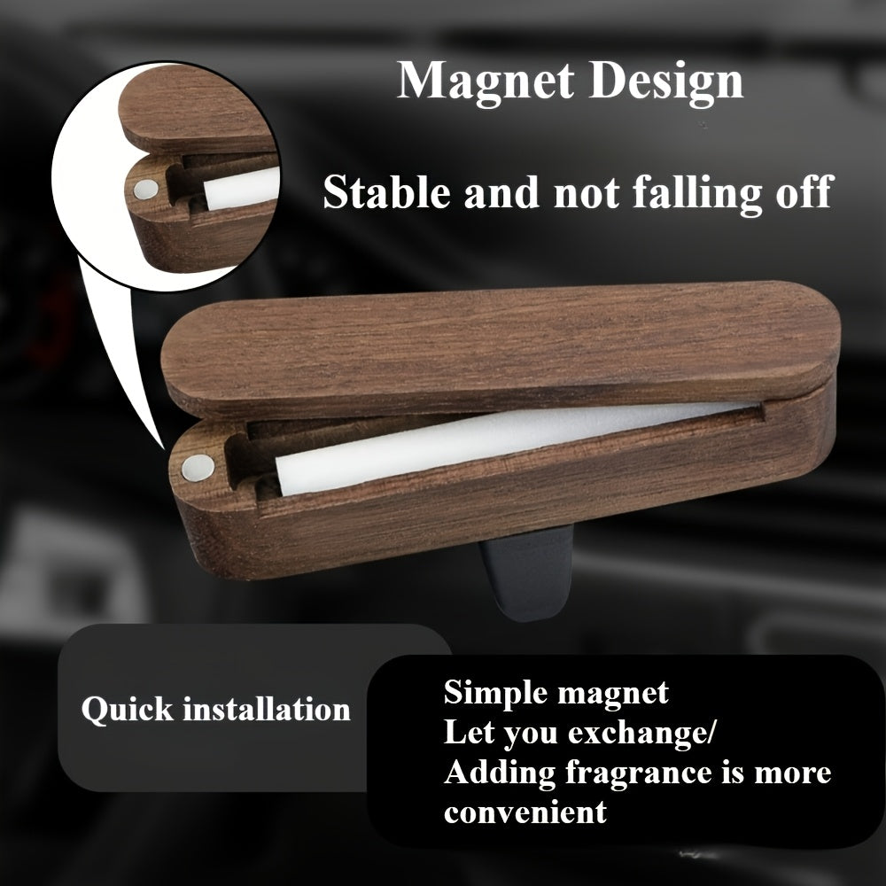 10pcs sponge strips 1pc air outlet solid wood magnetic flip