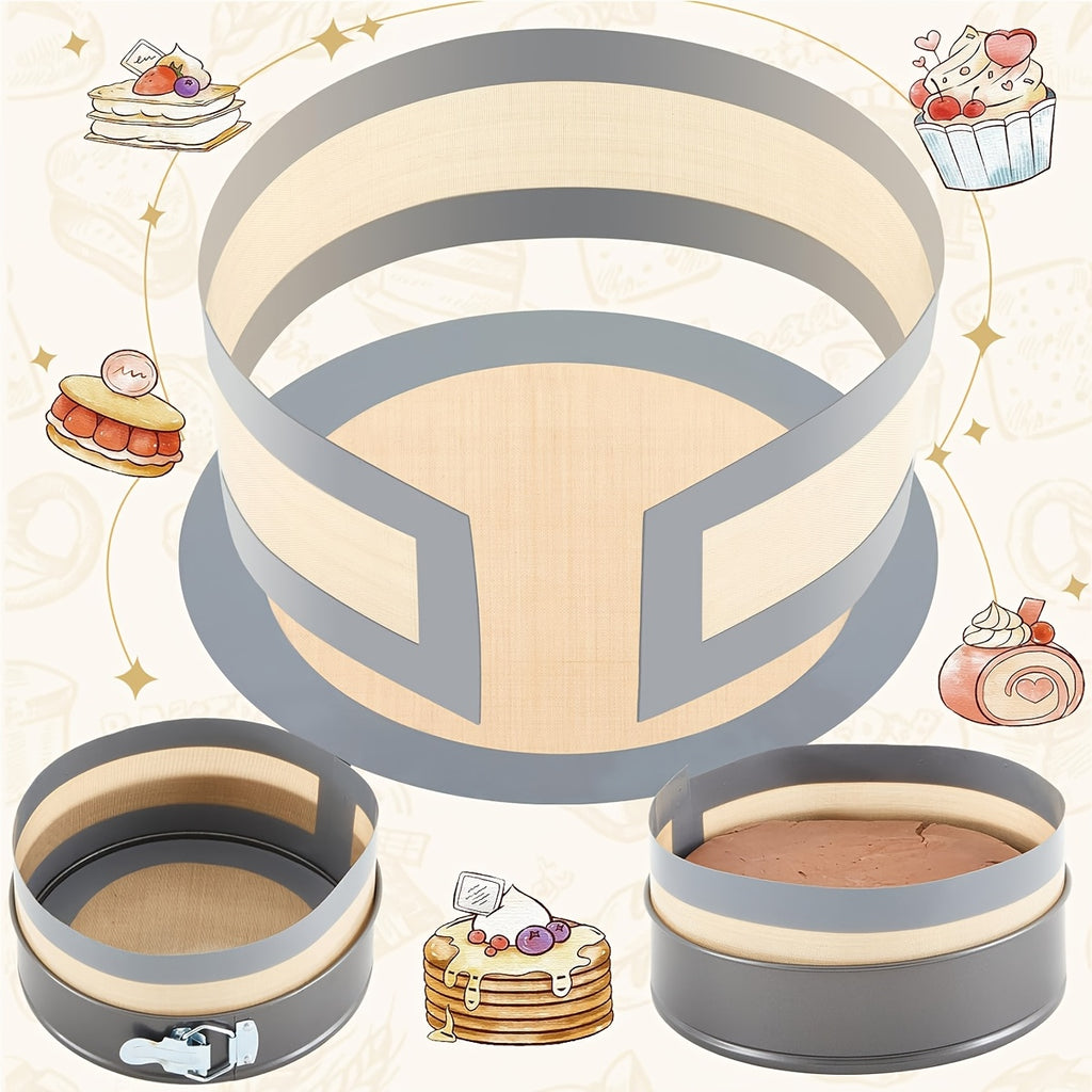ldq 6pcs silicone baking mats designed 4 7 9 inch springform