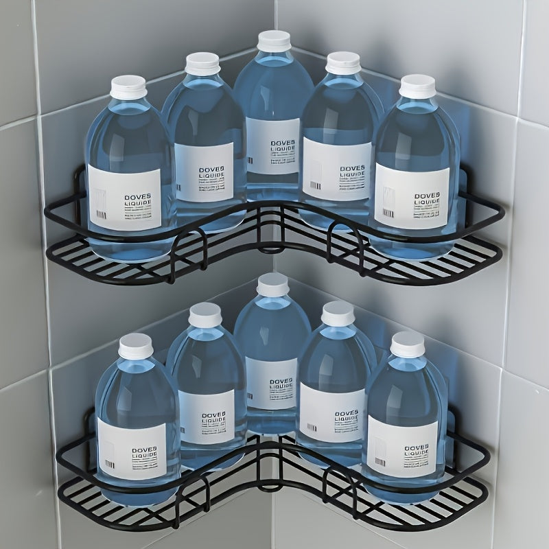 rust resistant corner shower rack a wall mounted bathroom