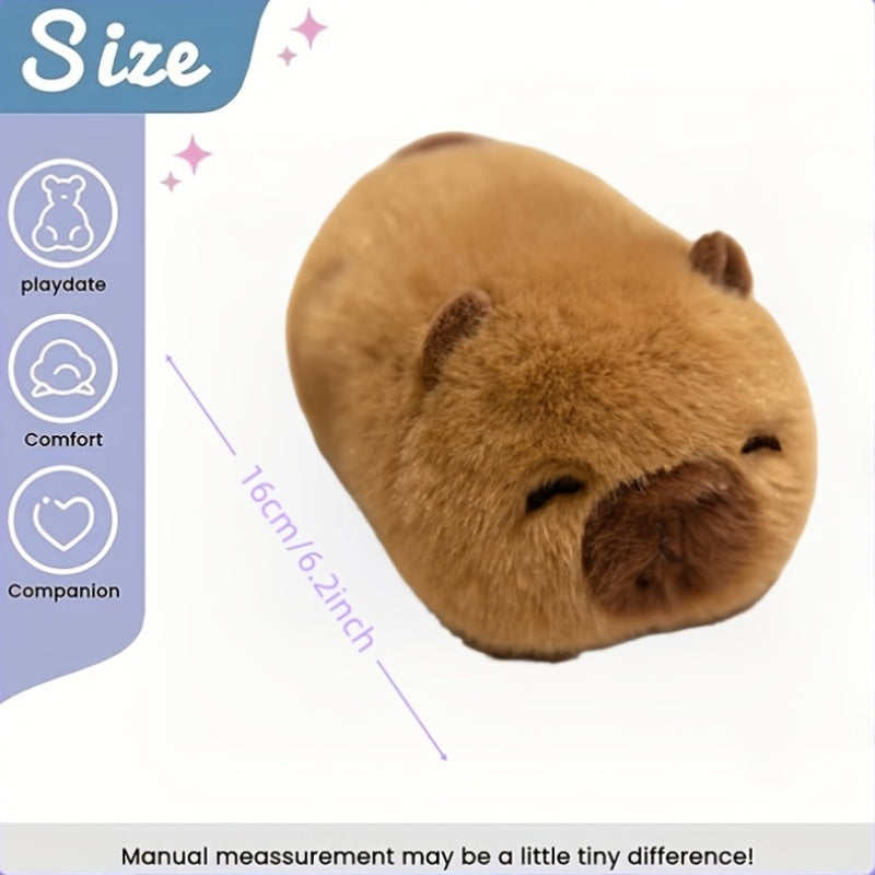 16cm 6 3inch capybara soft toy adorable brown capybara