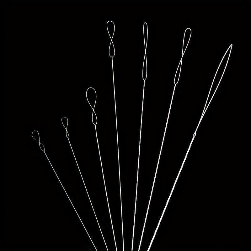 7pcs bead threading needle kit ideal jewelry creation