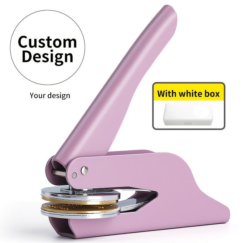 1set personalized metal book embosser stamp custom ex