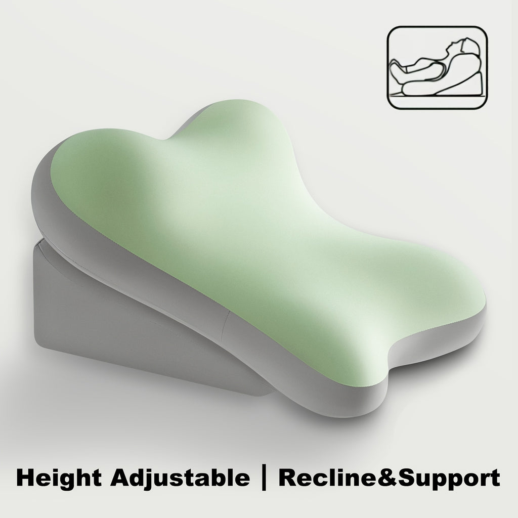 ergonomic bed wedge pillow adjustable memory foam backrest