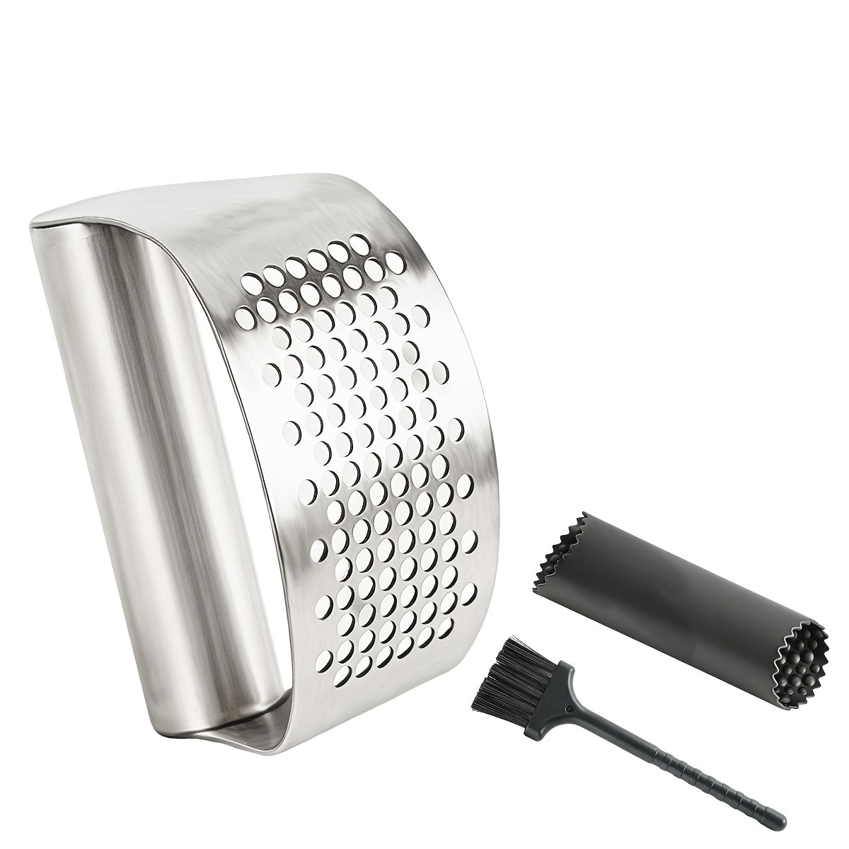 1 2 3pcs garlic press stainless steel garlic crusher