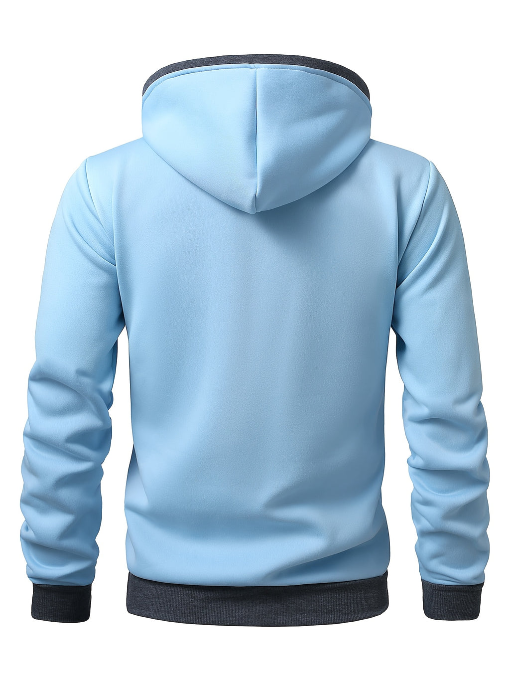 diy custom logo photo text print contrast trim zipper