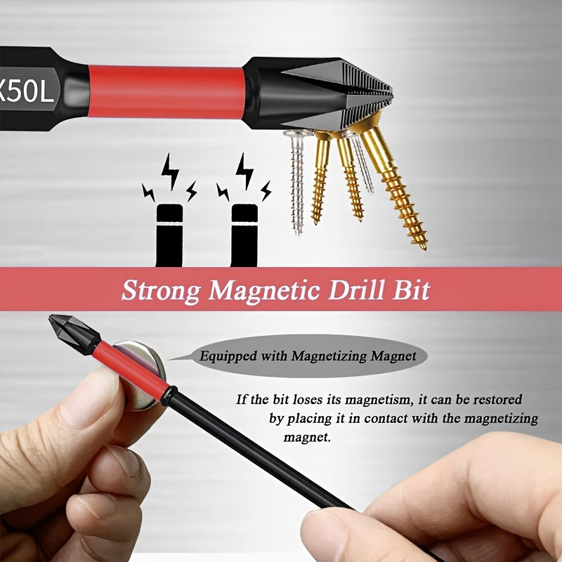 5pcs set magnetic anti slip drill bit set 5pcs suitable