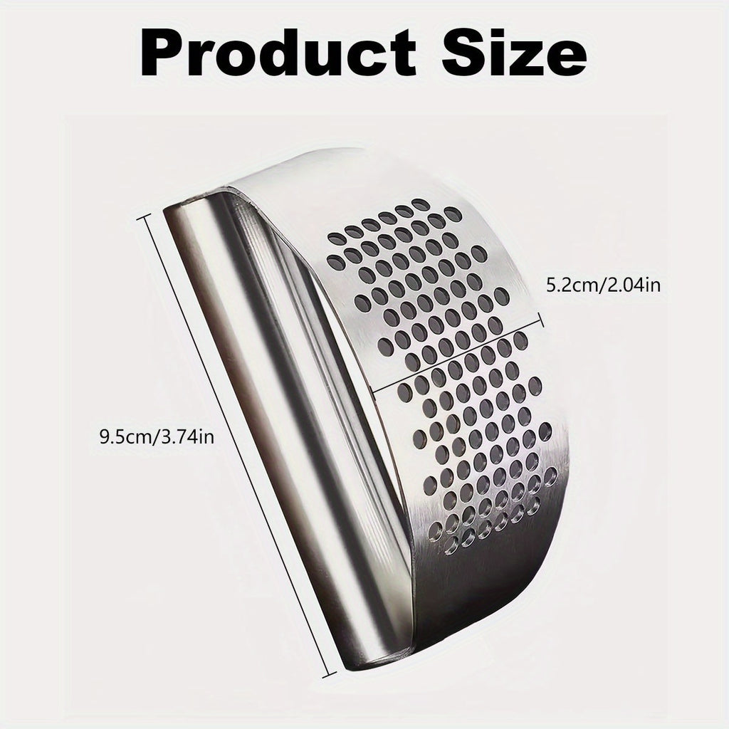 1 2 3pcs garlic press stainless steel garlic crusher