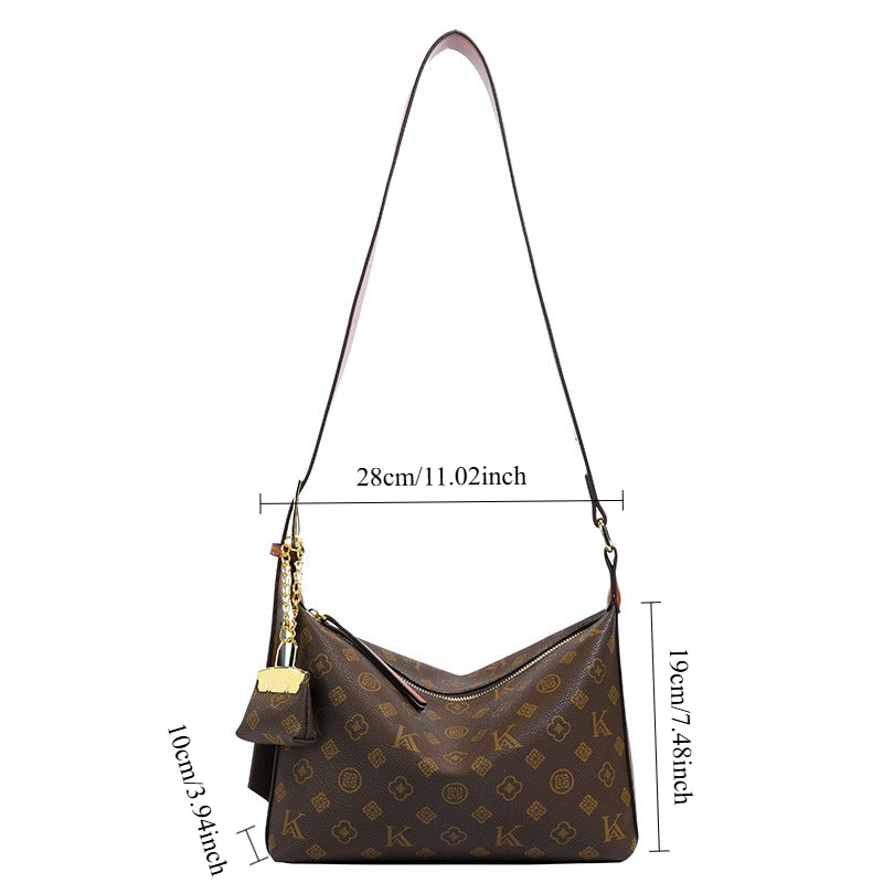 large capacity commuter tote bag new stylish retro underarm