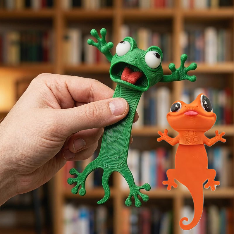 2pcs 3d cartoon frog   bookmark weird animal cute