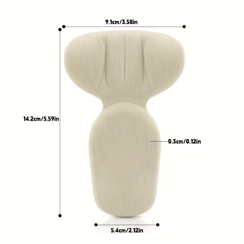 1   in 1 t shaped heel pads womens soft foam insoles