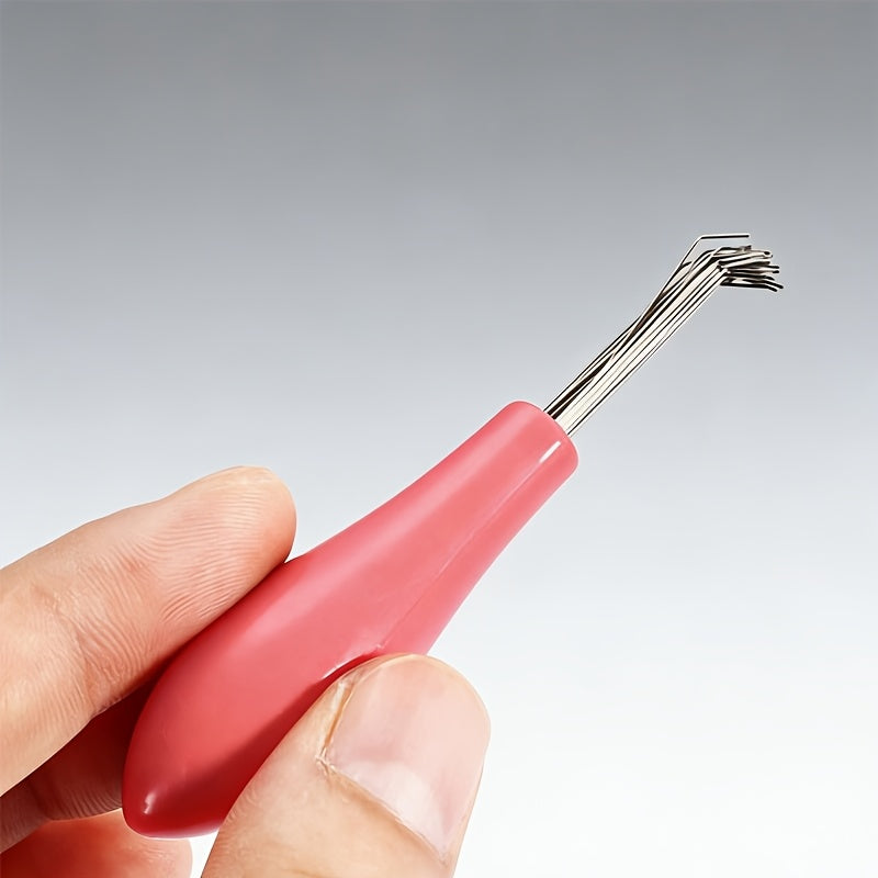 2 random color comb cleaning brushes hair removal brushes