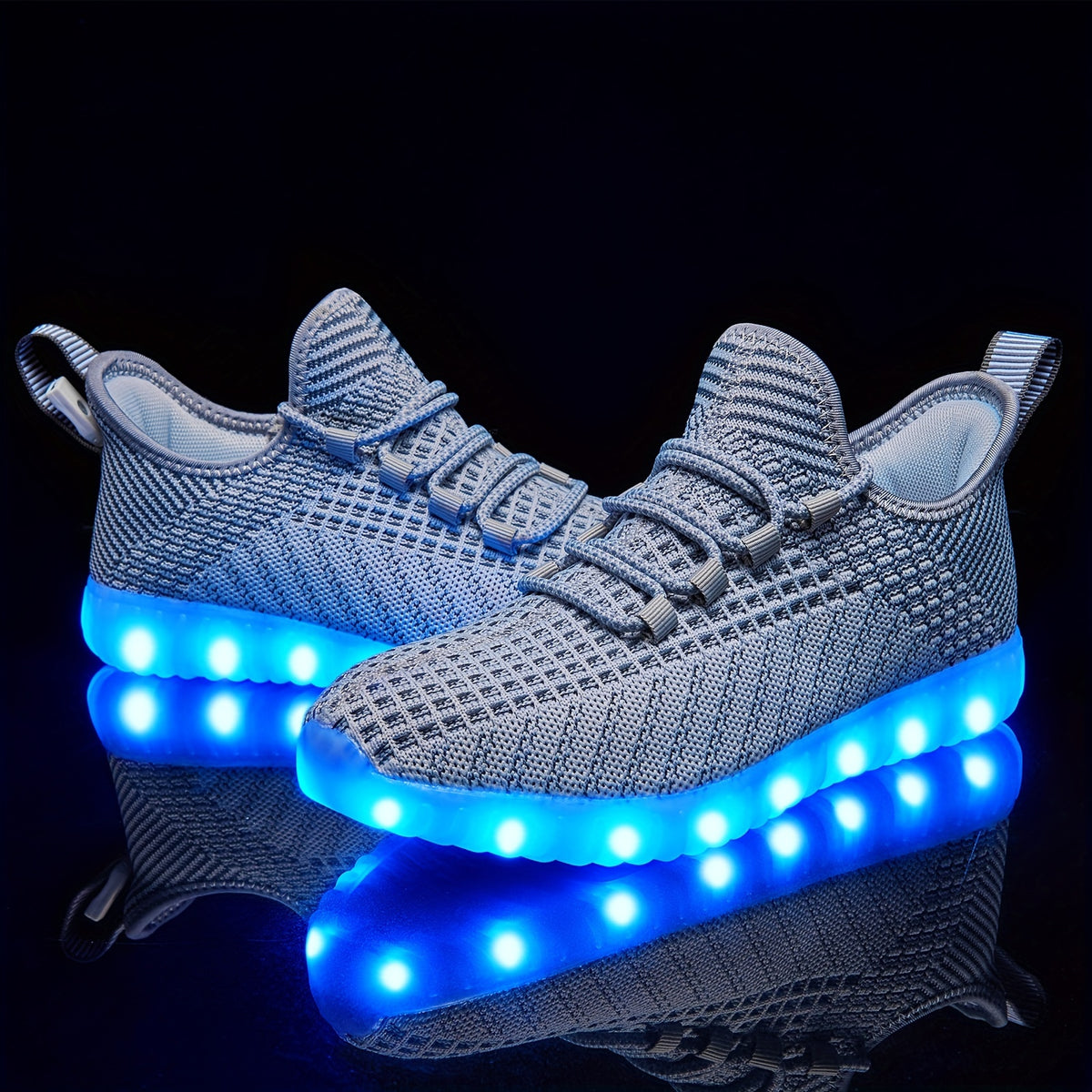 women men light shoes usb charging led shoes   halloween