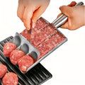 stainless steel triple meatball maker meatball maker tool