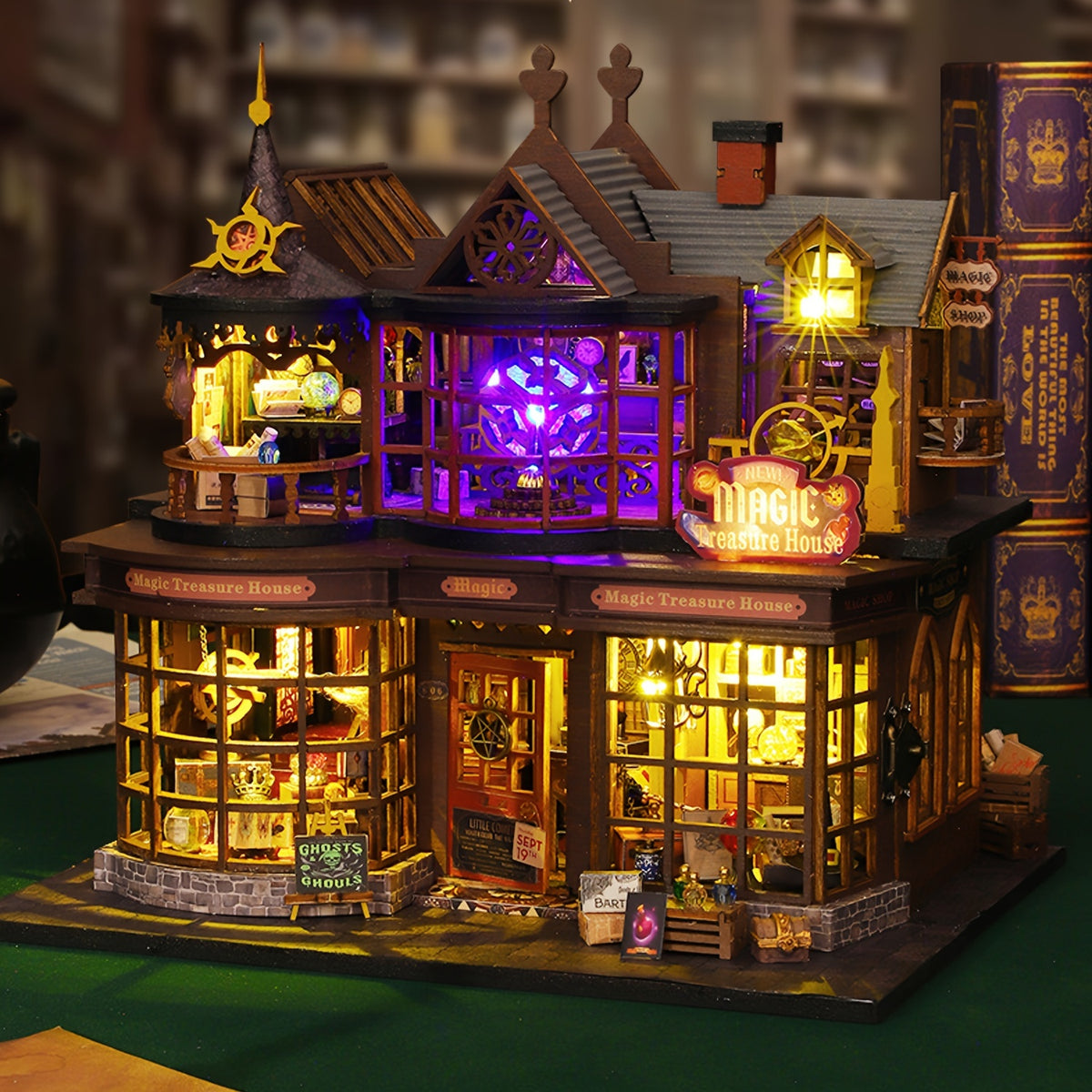1pc miniature house kit wooden dollhouse   building