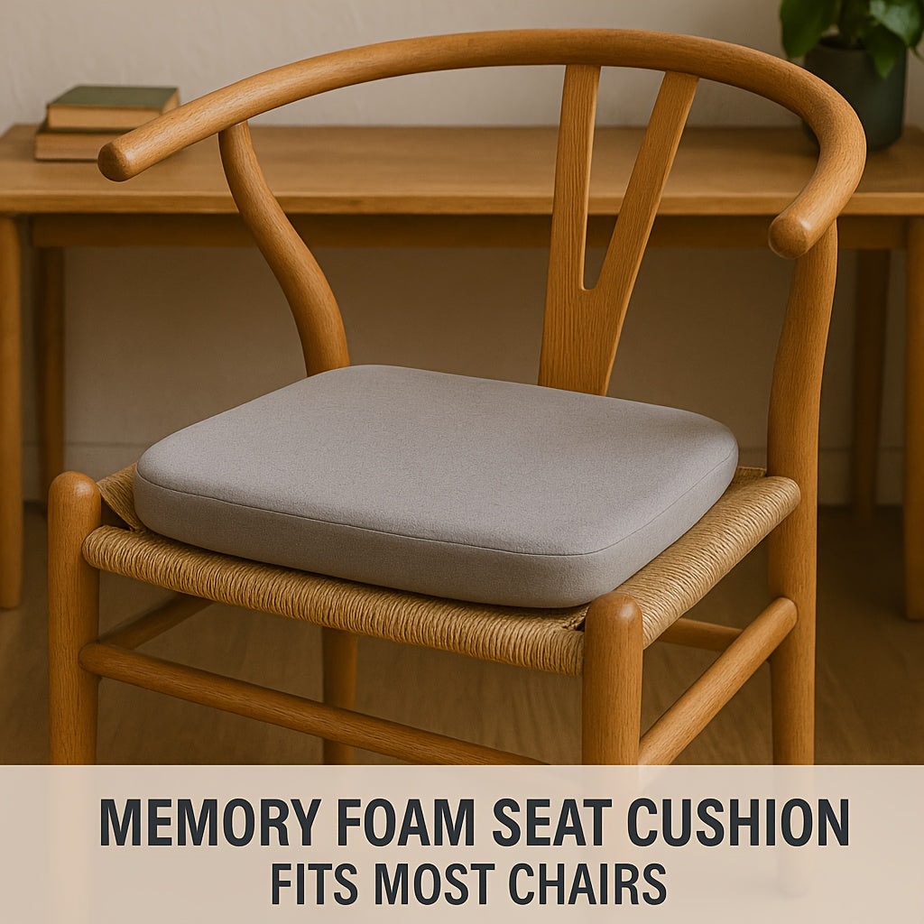 ergonomic foam seat cushion car office fit slow rebound