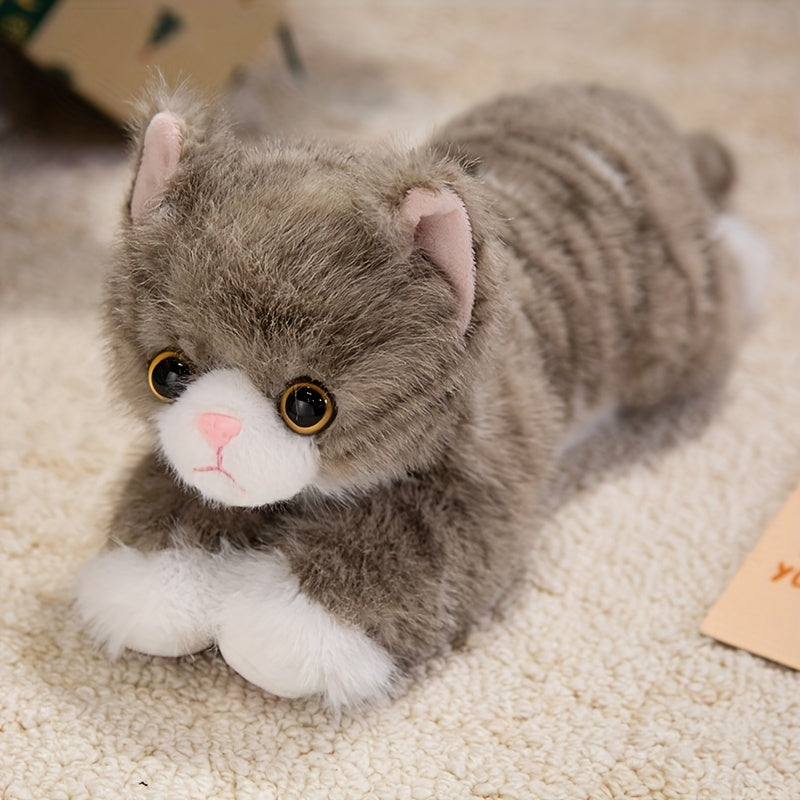 premium stuffed animal plush toy realistic cat plush animals