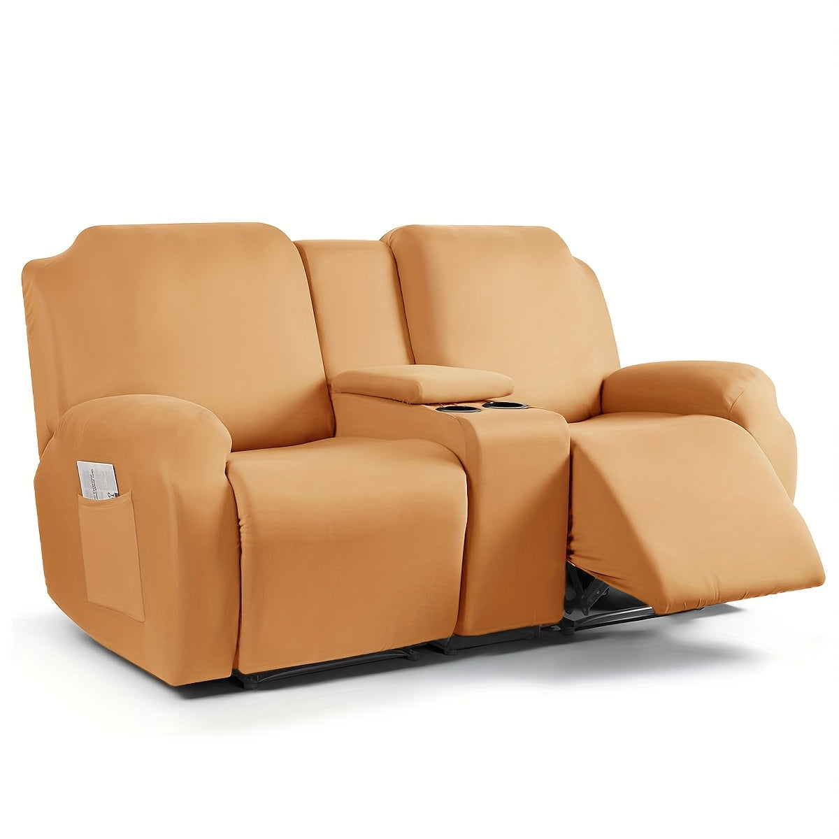 1 2 3 seater fiber fabric recliner sofa cover segmented